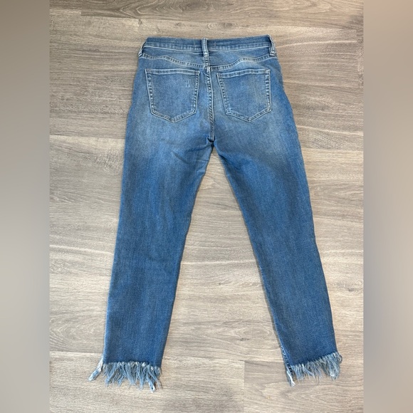 Free People Distressed Fringe Hem Jeans Women 27 - Picture 6 of 6